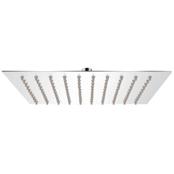 Cabezal de ducha cuadrado efecto lluvia acero inoxidable 20×20 20 x 20 cm