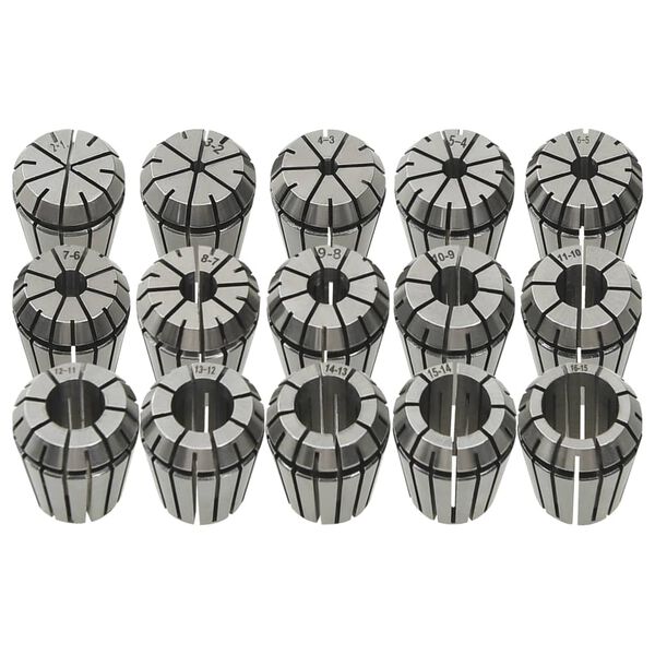 Boquilla de sujeción ER25 15 pzas Set herramientas de torneado