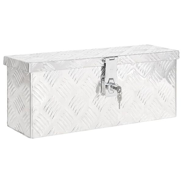 Caja de almacenaje de aluminio plateado 50x15x205 cm Plateado 50 x 15 x 20.5 cm (Fuera de stock) 60 x 23.5 x 23 cm (Fuera de stock) 70 x 31 x 27 cm