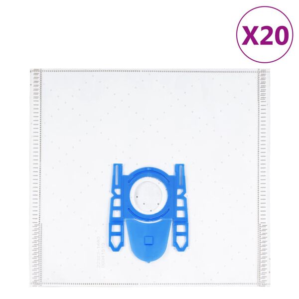 Bolsas de aspiradora para Bosch/Siemens DEFGH 20 uds bosch/siemens type d/e/f/g/h