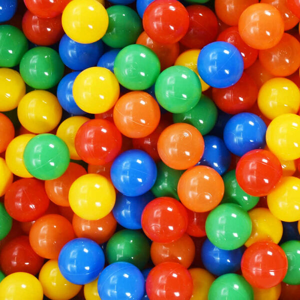 Bolas de juego multicolor 1000 unidades Multicolor