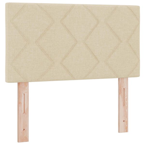 Cabecero LED Crema 80 cm tela Crema 80 cm Cabecero bajo