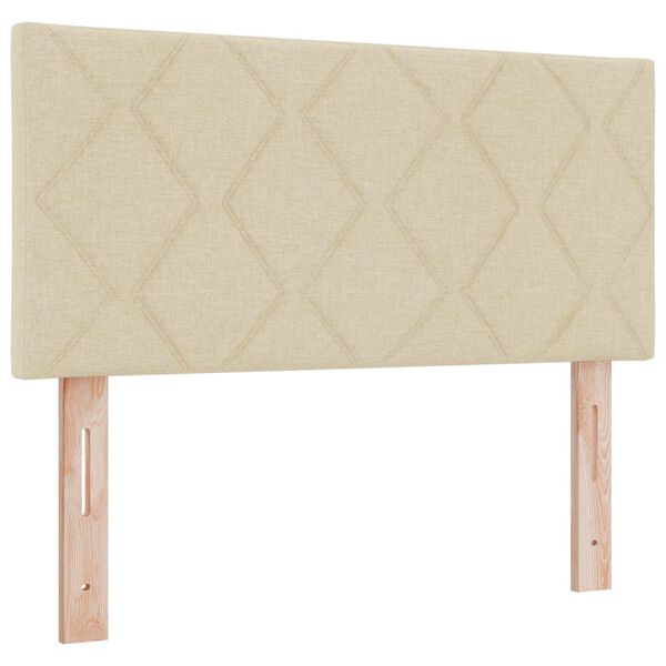 Cabecero LED Crema 100 cm tela Crema 100 cm Cabecero bajo