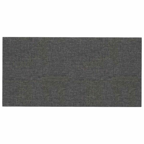 Cabecero de Pared 12 pcs Gris oscuro 30 x 15 cm tela Gris oscuro 30 x 15 cm Rectangular