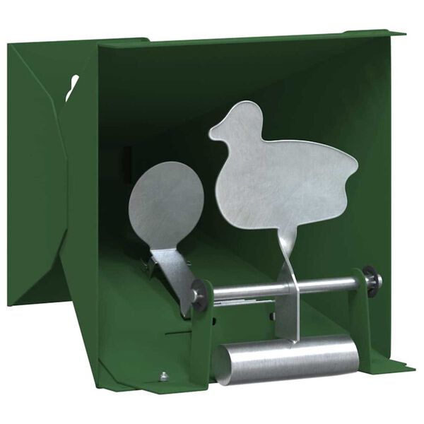Caja recogebalines Verde 14 x 14 x 19 cm Acero