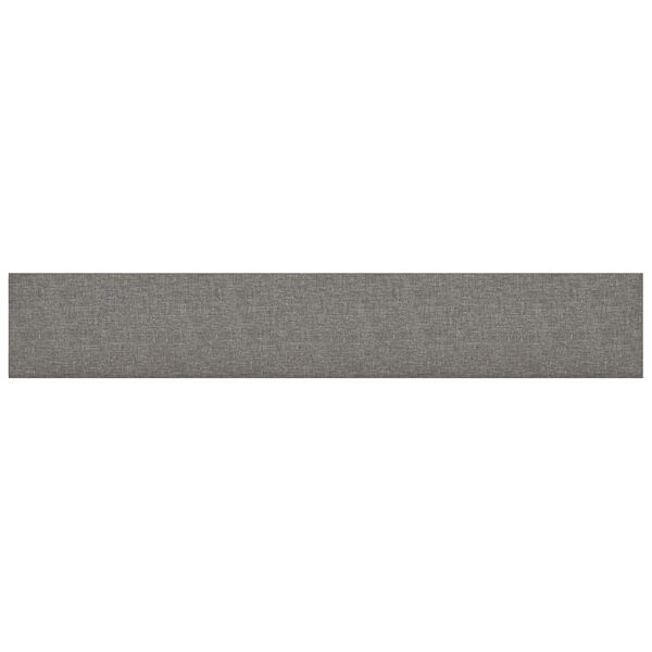 Cabecero de Pared 12 pcs Gris Claro 90 x 15 cm tela Gris claro 90 x 15 cm Rectangular