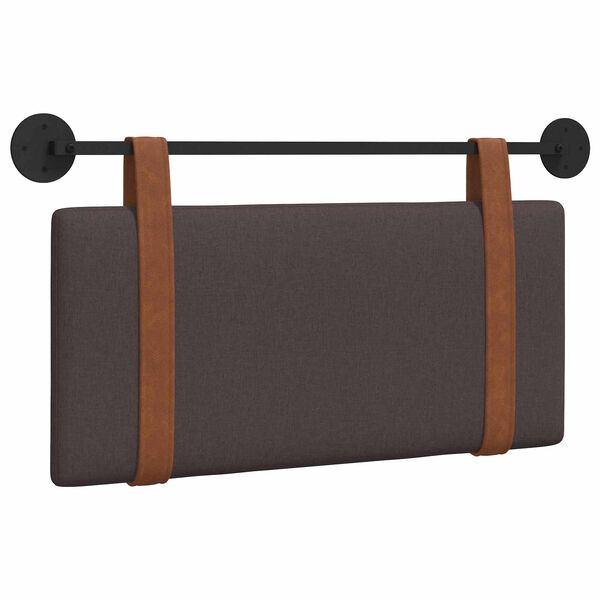 Cabecero colgante Marrón Oscuro PU antiguo Marrón oscuro 90 cm sin LED