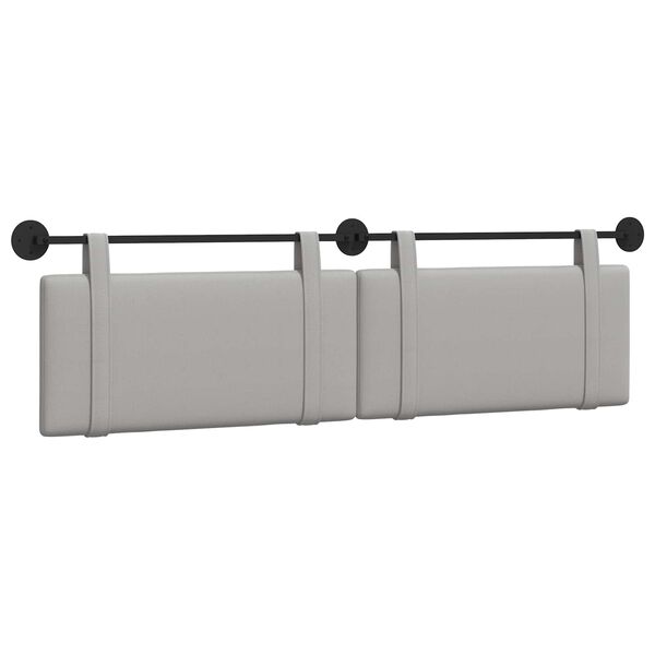 Cabecero colgante Gris Nube tela Gris nube 160 cm sin luz LED