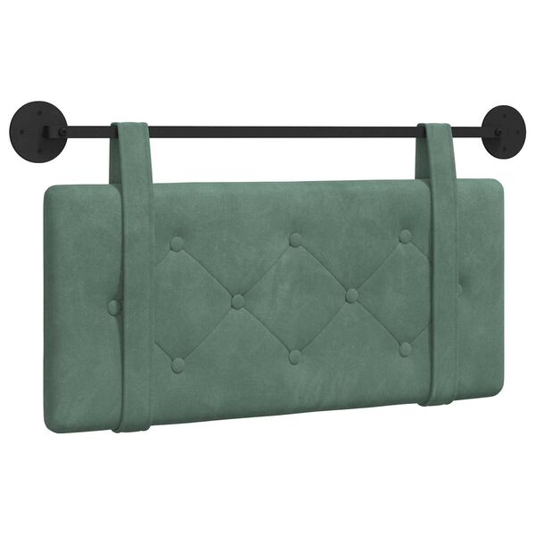 Cabecero colgante Verde Mar Terciopelo Verde mar 90 cm sin LED