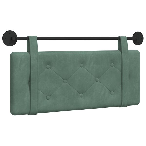 Cabecero colgante Verde Mar Terciopelo Verde mar 100 cm sin LED