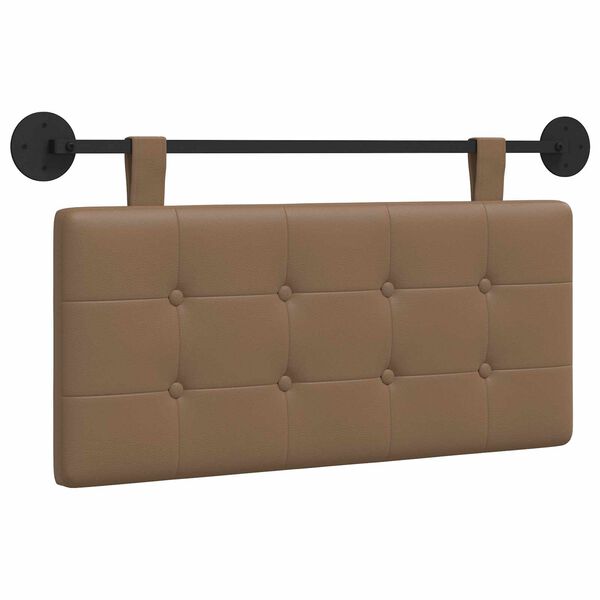 Cabecero colgante Cuero sintético Capuchino 80 cm sin LED
