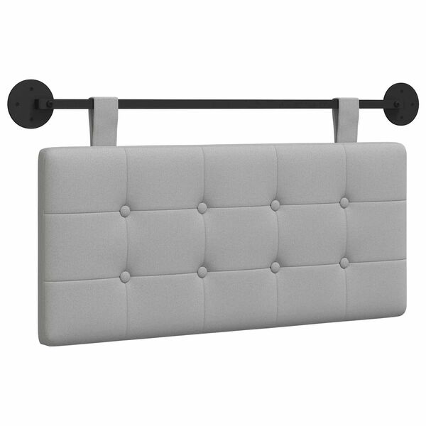 Cabecero colgante Gris Nube Tela Gris nube 90 cm sin LED