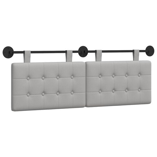 Cabecero colgante Gris Nube tela Gris nube 140 cm sin LED