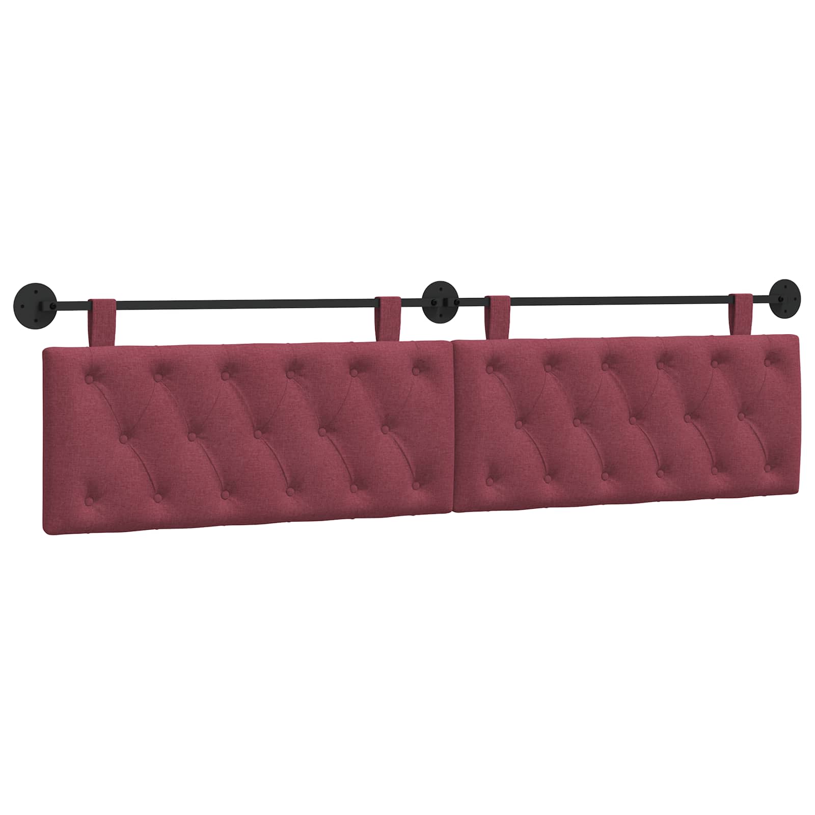 Cabecero colgante Rojo vino Tela 42032211