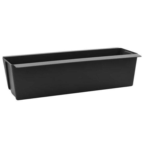 Cajas de flores para palets Euro 12 pcs Negro Negro 36 x 13,5 x 9,5 cm