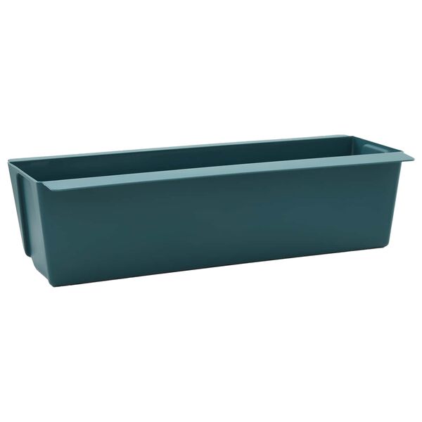 Cajas de flores para palets Euro 24 pcs Verde Verde 36 x 13,5 x 9,5 cm