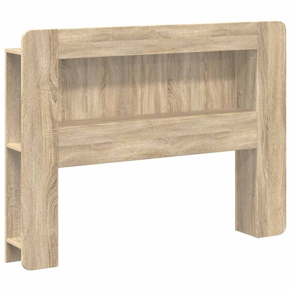 Cabecero con armario Roble Sonoma Madera de ingeniería Roble Sonoma 120 cm