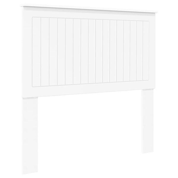 Cabecero con cabecera 100 cm Madera contrachapada White 100 cm