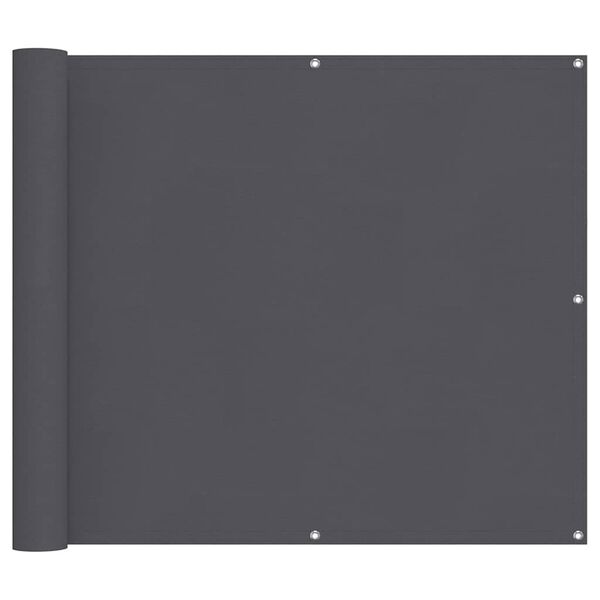 Biombo para balcón de tela oxford antracita 90×300 cm Antracita 90 x 300 cm