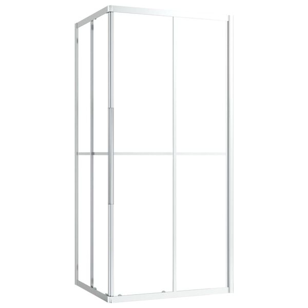 Cabina de ducha ESG 90x70x180 cm Plateado 90 x 70 x 180 cm Transparente