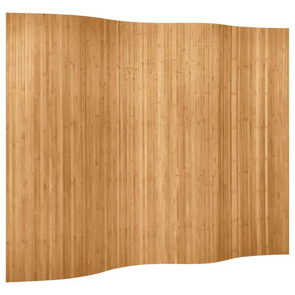 Biombo divisor bambú natural ancho 250 cm alto 165 cm Natural 250 cm