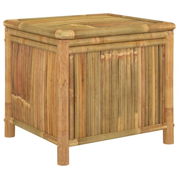 Caja de almacenaje de jardín bambú 60x52x55 cm 60 x 52 x 55 cm