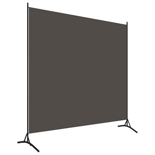Biombo divisor de 1 panel gris antracita 175×180 cm Antracita 175 x 180 cm