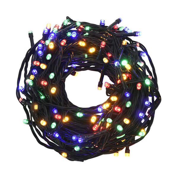 Cadena de luces con 400 LEDs 40 m 8 efectos de luz de colores Multicolor 40 m