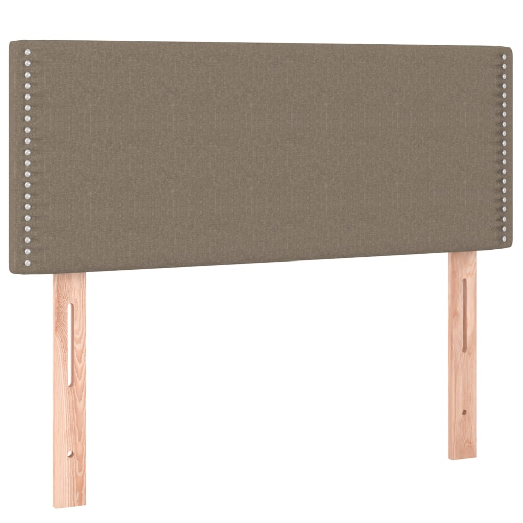 Cabecero de tela gris taupe 90x5x78/88 cm 345888