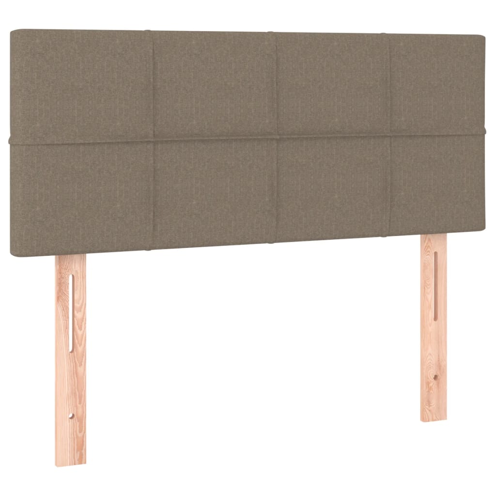 Cabecero de tela gris taupe 80x5x78/88 cm 346008