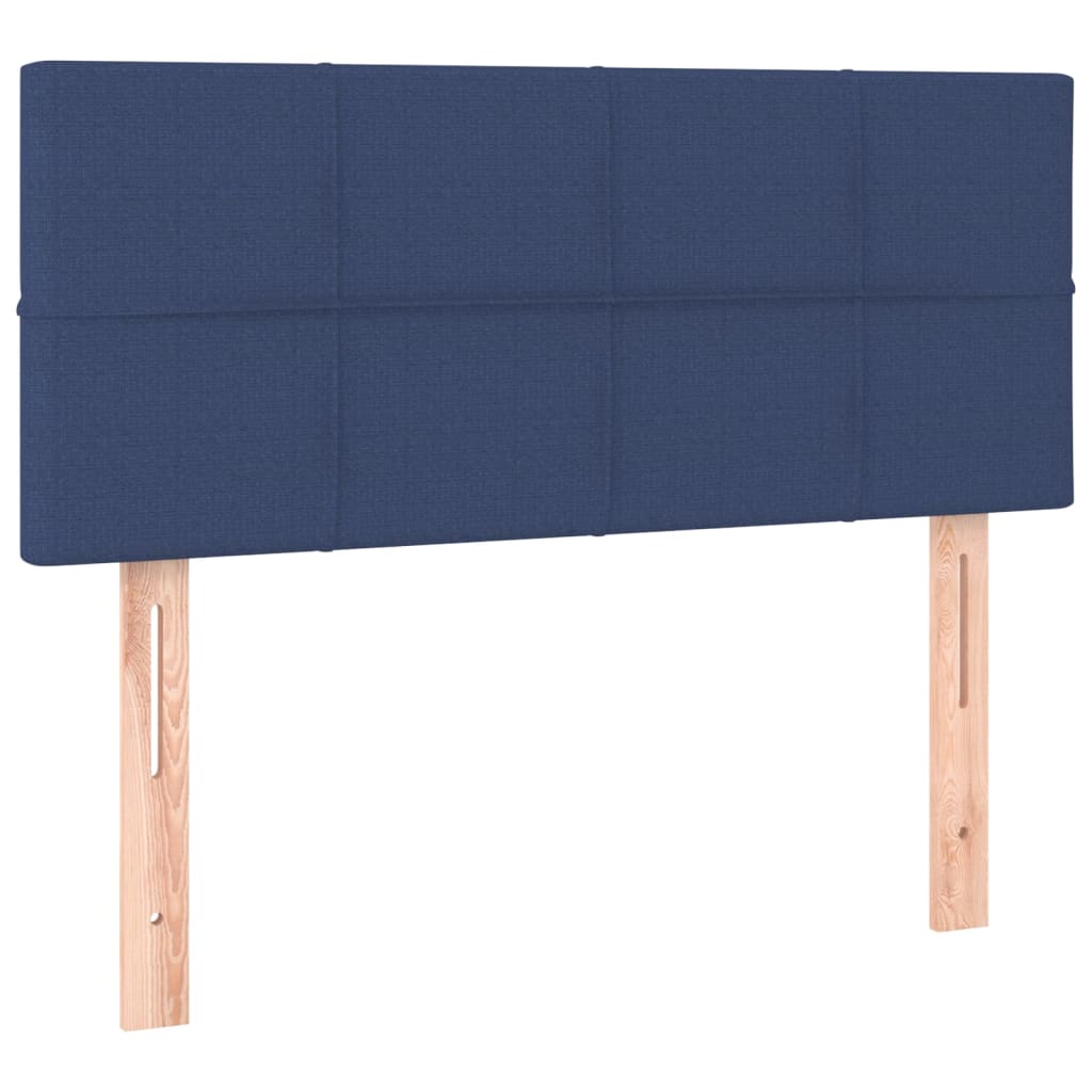 Cabecero de tela azul 80x5x78/88 cm 346010