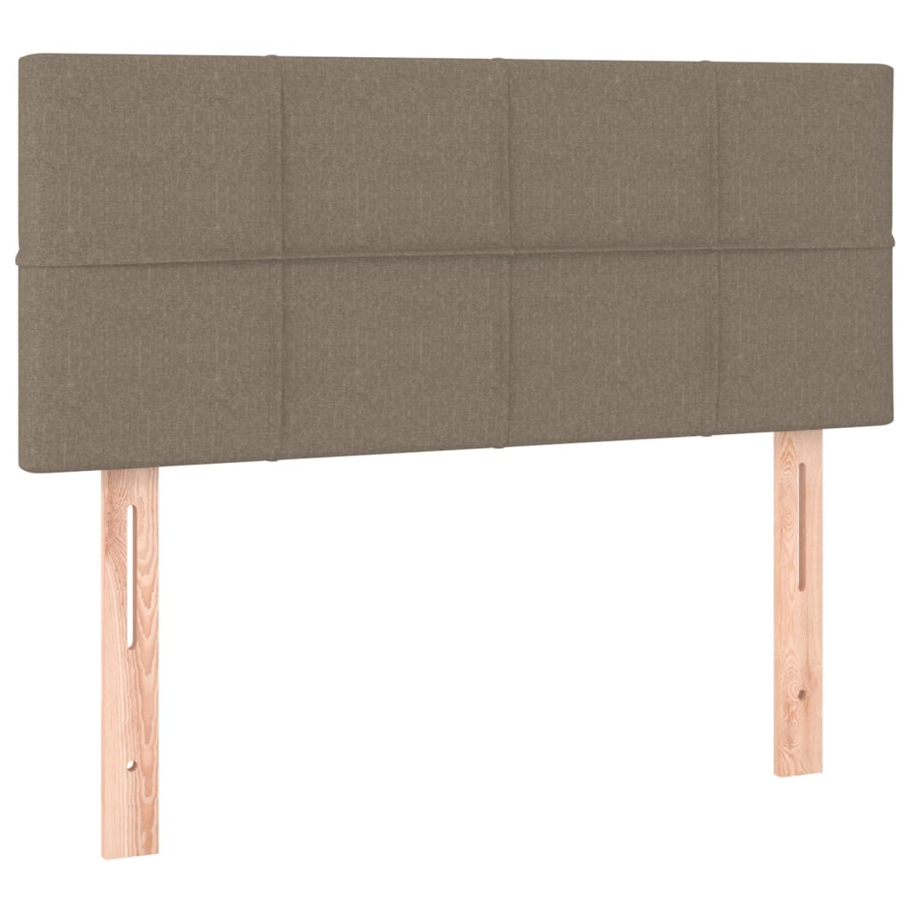 Cabecero de tela gris taupe 90x5x78/88 cm 346022
