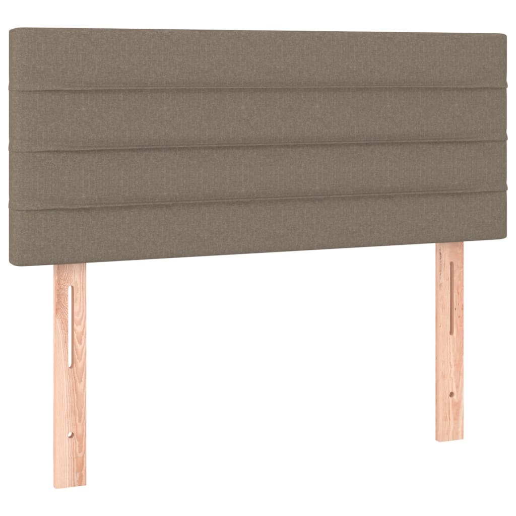 Cabecero de tela gris taupe 80x5x78/88 cm 346106