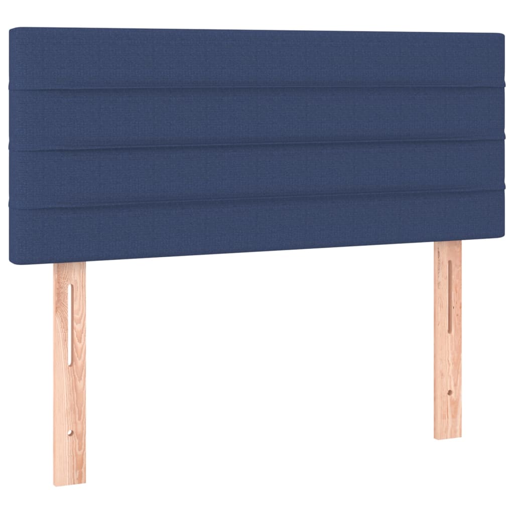Cabecero de tela azul 80x5x78/88 cm 346108