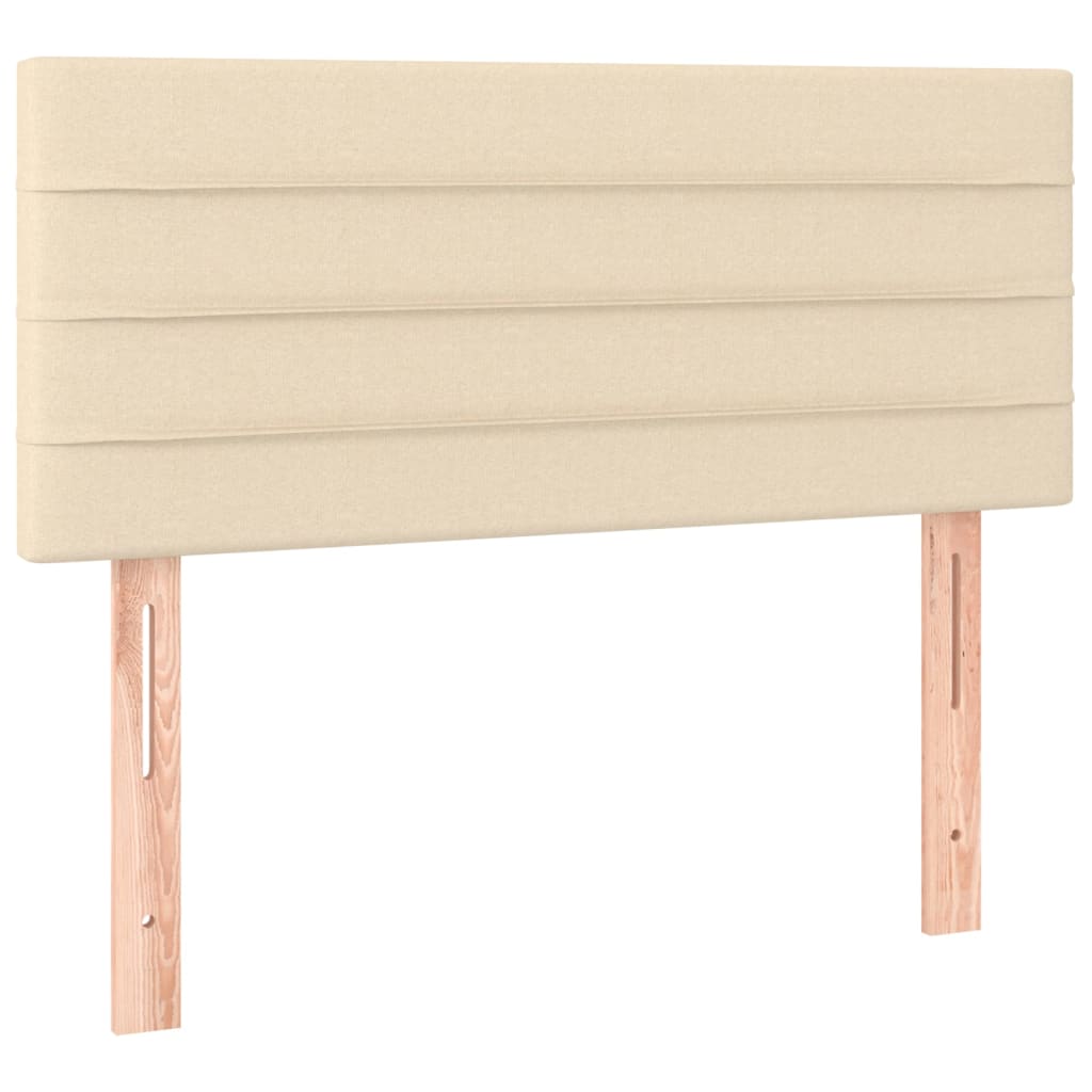 Cabecero de tela color crema 100x5x78/88 cm 346135