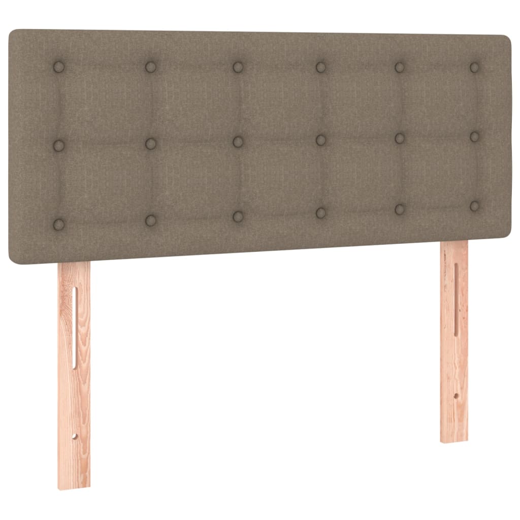 Cabecero de tela gris taupe 80x5x78/88 cm 346400