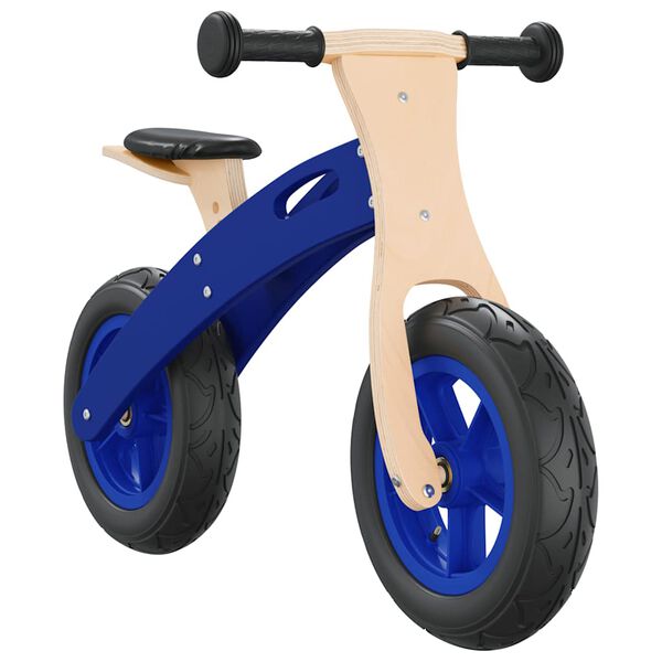 Bicicleta sin pedales para niños con neumáticos de aire azul Azul