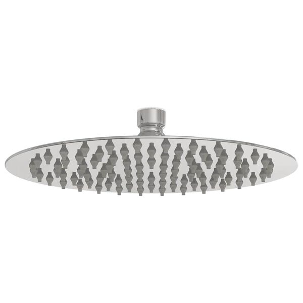 Cabezal ducha redondo efecto lluvia acero inoxidable 304 20 cm Ø 20 cm