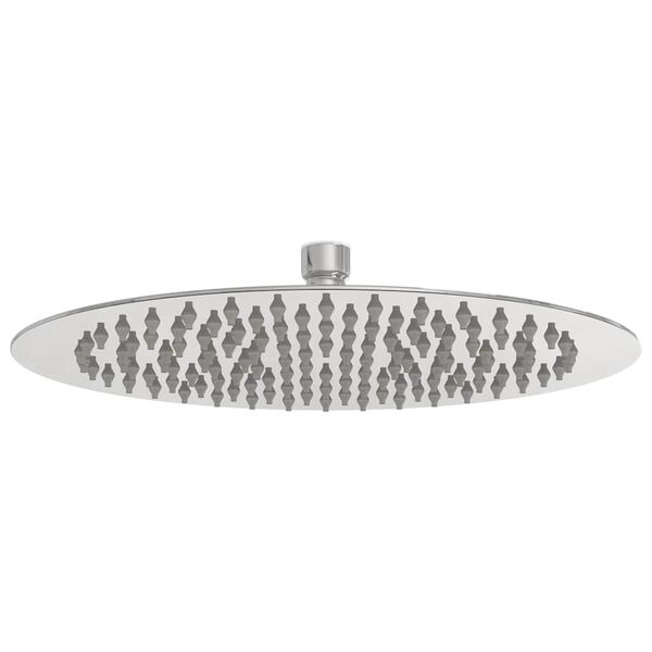 Cabezal ducha redondo efecto lluvia acero inoxidable 304 25 cm Ø 25 cm