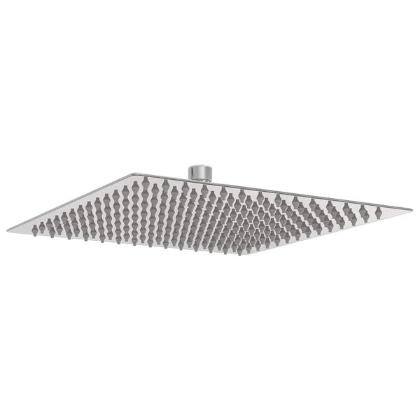 Cabezal de ducha cuadrado efecto lluvia acero inox 304 25×25 cm 25 x 25 cm