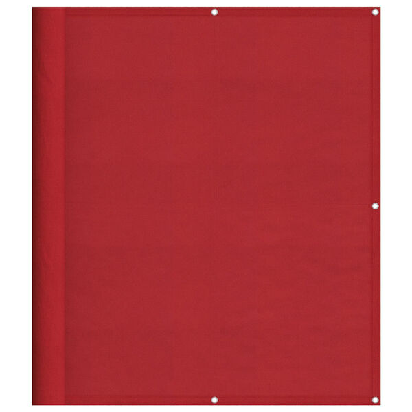 Biombo para balcón rojo 120 x 800 cm 100 % poliéster Oxford Rojo 120 x 800 cm