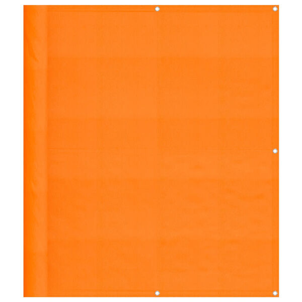Biombo para balcón color naranja 120 x 700 cm 100 % poliéster Oxford Naranja 120 x 700 cm