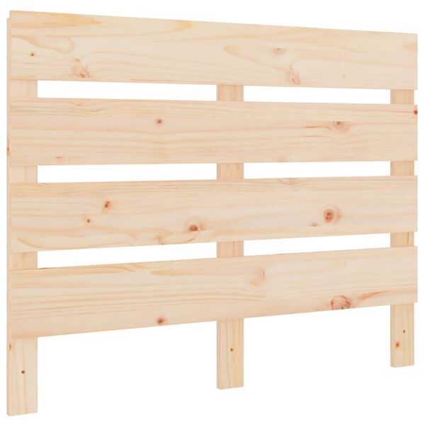 Cabecero madera maciza de pino 75x3x80 cm Natural 75 x 80 cm