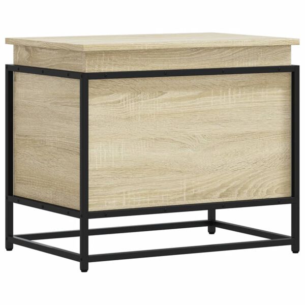 Caja de almacenaje madera ingeniería roble sonoma 60x40x515 cm Roble Sonoma 60 x 40 x 51.5 cm