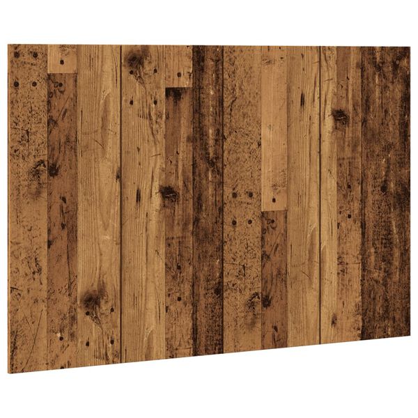 Cabecero de cama madera de ingeniería envejecida 120x15x80 cm 120 cm