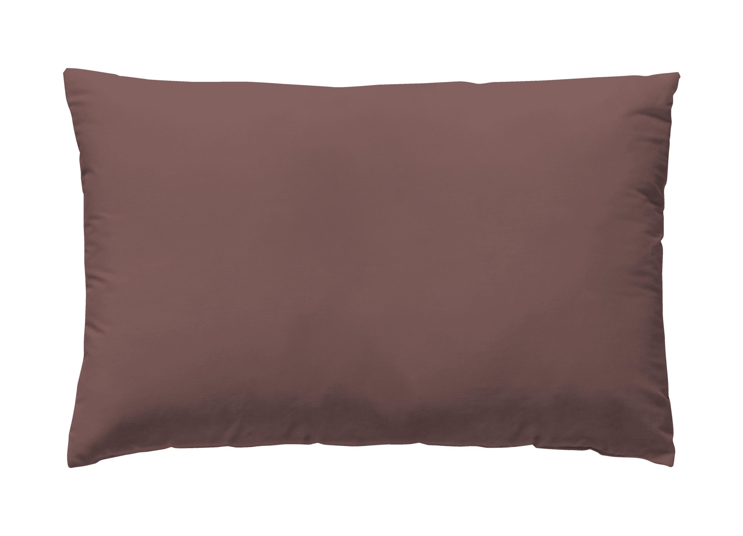 2 Fundas de almohada Wash Garment algodón percal 200 hilos teja 50 x 95 cm para cama de 180 cm