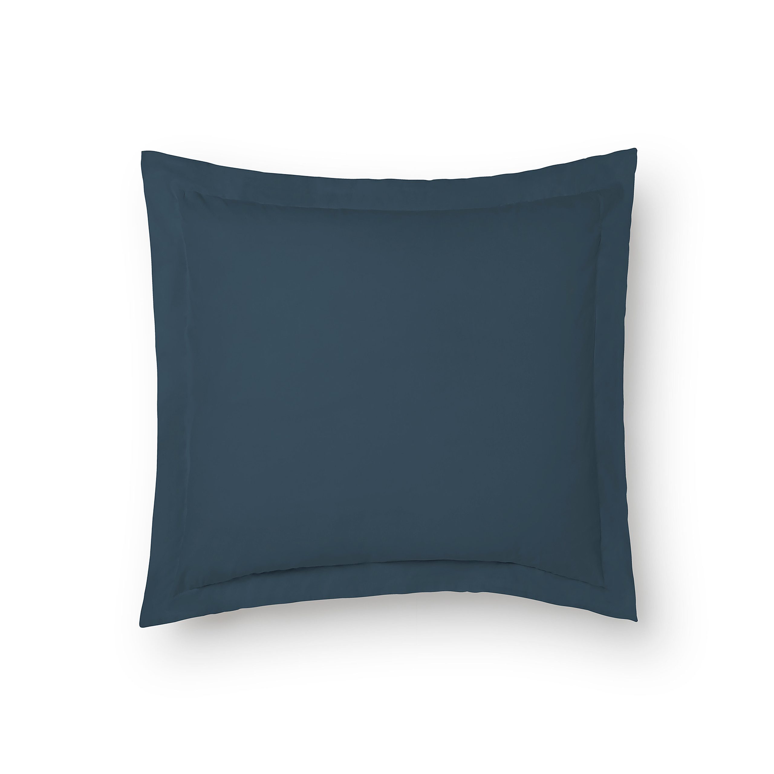 2 Fundas para cuadrante de cama Wash Garment algodón percal 200 hilos azul noche 60 x 60 cm para cama de 135, 80, 90, 180, 105, 140, 160, 200, 150 cm