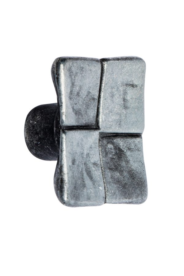 1 Pomo de mueble NESU 2493P gris / plata, d. 25 1 Pomo de mueble NESU 2493P gris / plata, d. 25