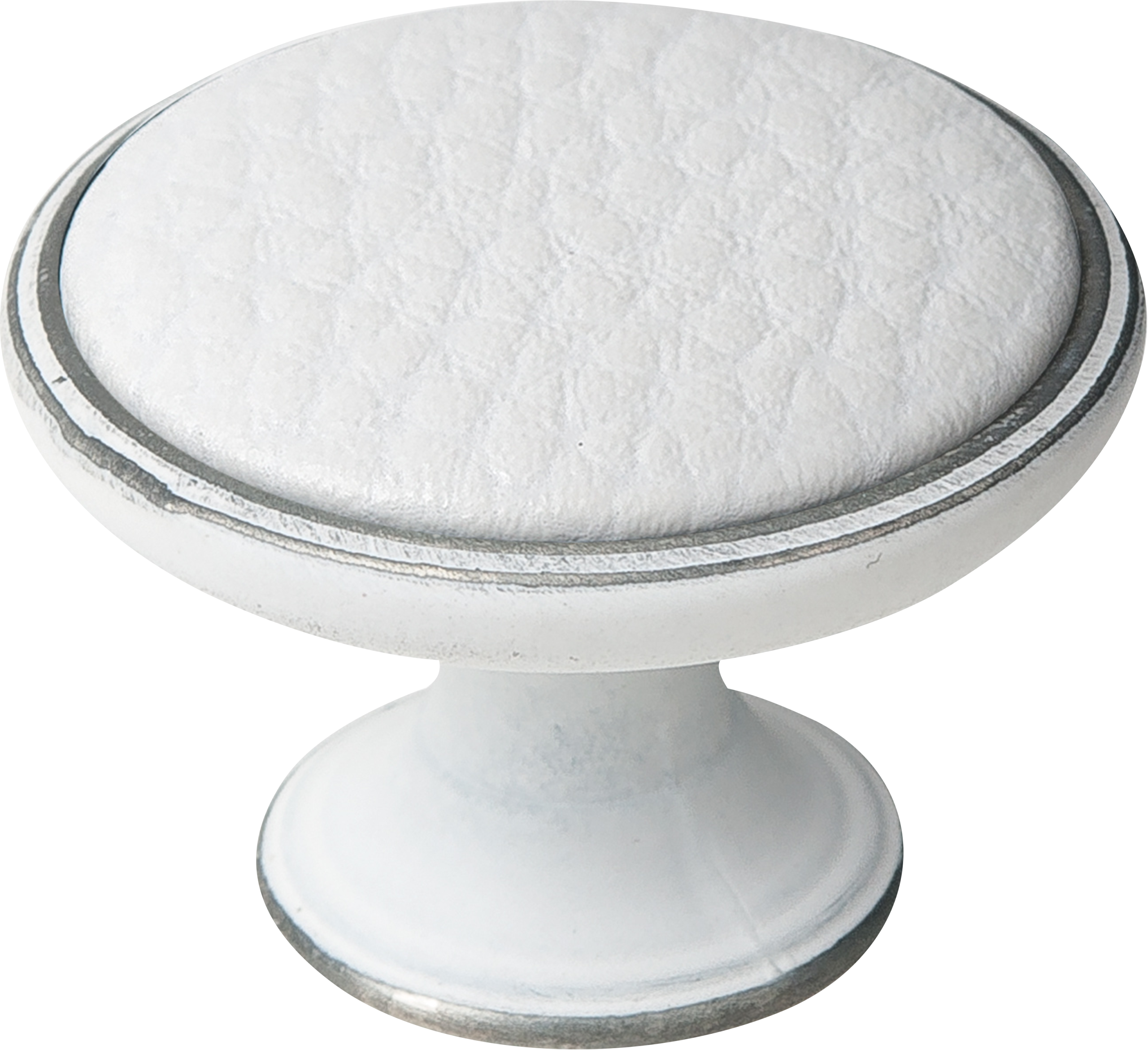 1 Pomo de mueble NESU 550Pb120 blanco, d. 25