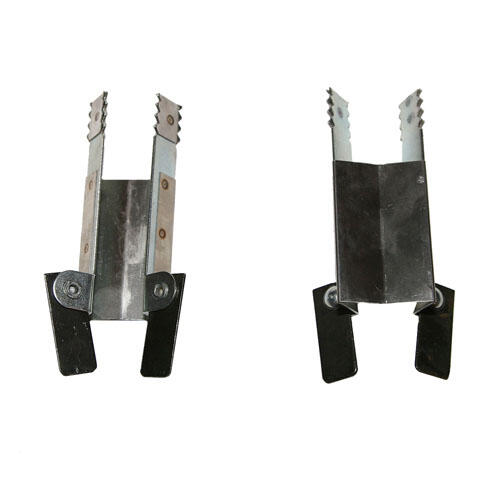 2 pinza de seguridad para persiana de acero de 60x160 mm